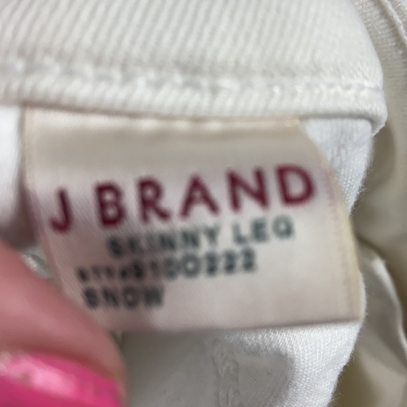 J Brand Low Rise Skinny Leg jeans in Snow size 31 - Picture 7 of 12